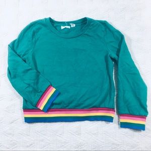Full Tilt sweater XL Pullover Rainbow Striped🌈